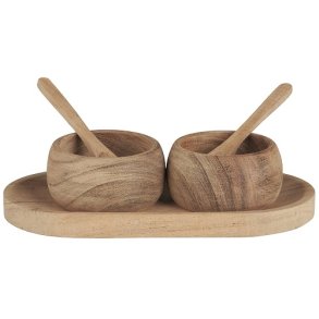  Ib Laursen - Bakke med 2 skle og 2 skeer akacietr