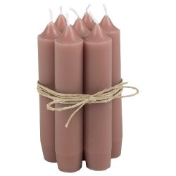 Ib Laursen Bedelys faded rose 5 stk.