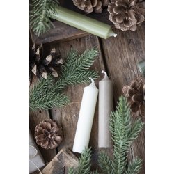 Ib Laursen rustikke bedelys gammelrosa - 1 stk