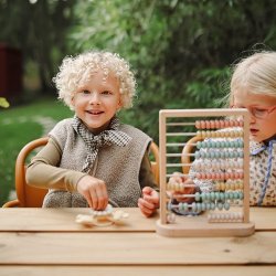 Mushie Suction Spinner Toy  Bee