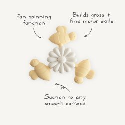 Mushie Suction Spinner Toy  Bee