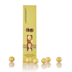 Guld gavekurv  med Avivia, lakrids og chokolade