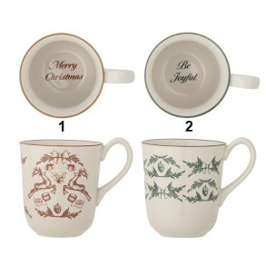 Bloomingville - Beth Krus, Rd, Stentj - 2 varianter, 1 stk