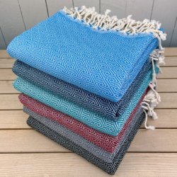 Karnah Marbella badehndklde  aubergine 90x170 cm.