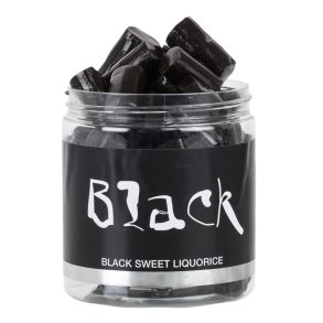 Black liquorice - S�d lakrids 170g 