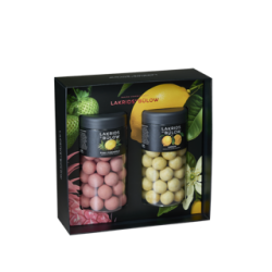Lakrids by B�low - BLACK BOX - 2 x regular Lemon og Pink Pineapple 2 x 295g.
