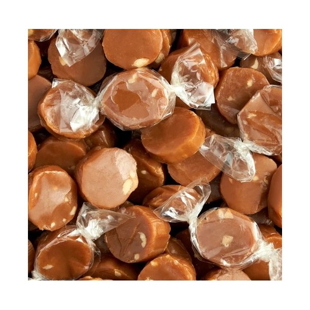 Karamel Kompagniet - Bl�d karamel med peanuts og havsalt - 1 stk., ca 3g. 