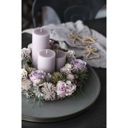 Ib Laursen Bloklys rosa malva :6 H:15