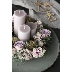 Ib Laursen Bloklys rosa malva :6 H:10