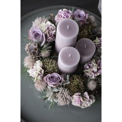 Ib Laursen Bloklys rosa malva :6 H:15