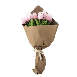 Bloomingville Tulip Buket, Rosa, Kunstige Blomster D17xH32 cm