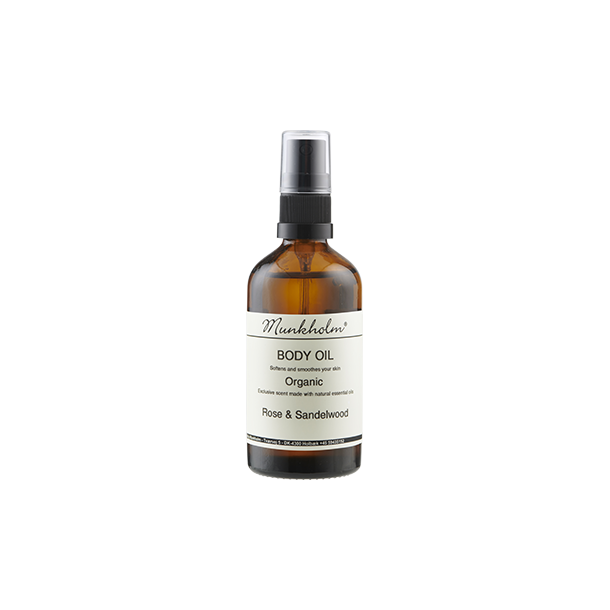 Munkholm Bodyoil Rose &amp; Sandelwood 100 ml.