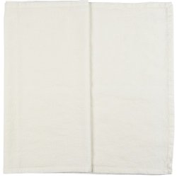 IB Laursen Bordlber Freja hr/bomuld butter cream 50x150cm.