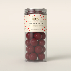 The Original - LOVE - LARGE TUBE - Jordb�r vingummi med hvid chokolade - 250g 