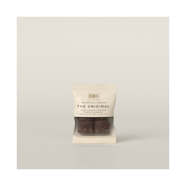 Box The Original - JUST THE WINEGUM - THE ORIGINAL FLOWPACK - 100 % VEGAN 10g