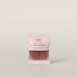 Box The Original - JUST THE WINEGUM - STRAWBERRY FLOWPACK- 100 % VEGAN 10g