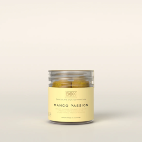 Box The Original - SMALL TUBE mango passion vingummi med hvid chokolade - 110g