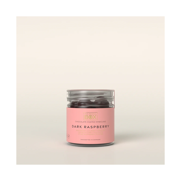 Box the Original - SMALL TUBE Dark Raspberry Winegum 110g. 