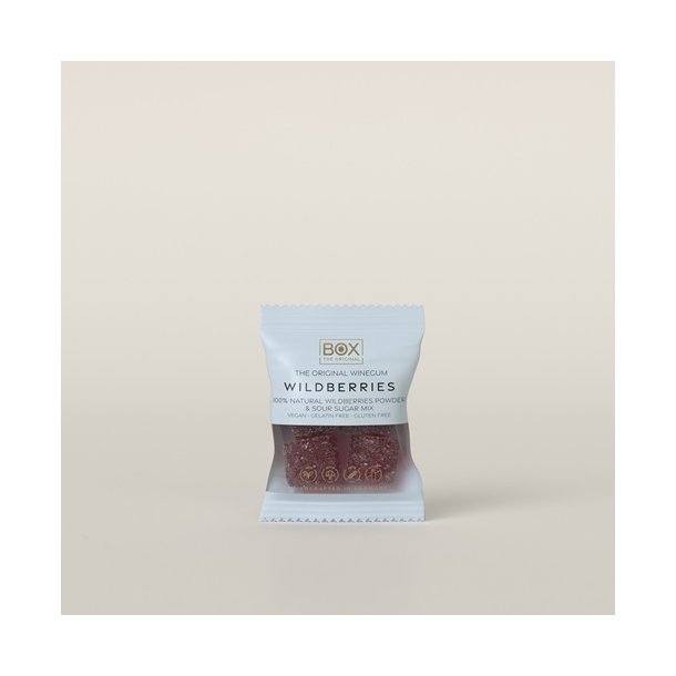 Box The Original - JUST THE WINEGUM - WILD BERRIES FLOWPACK - 100 % VEGAN 10g
