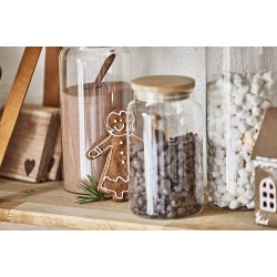 Ib Laursen - Brik til glas og flasker st a 4 med hjerte akacietr 10x10 cm.