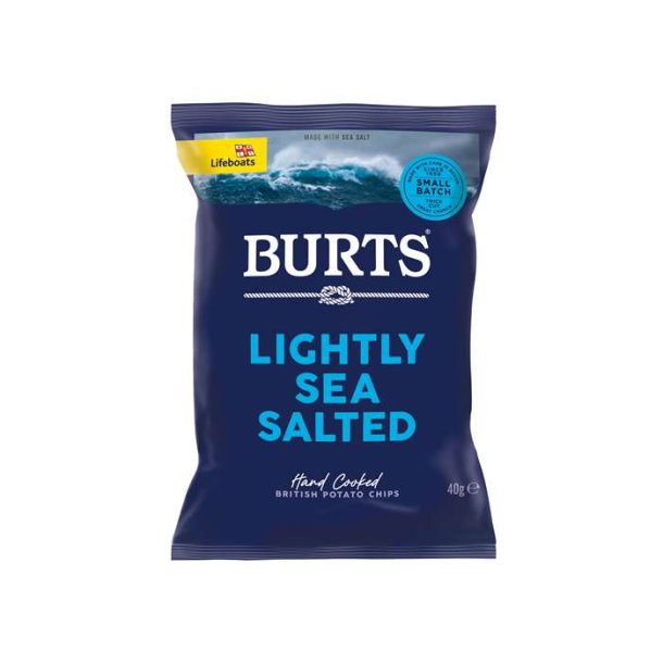 Burts - Lightly Sea Salt chips 40g  