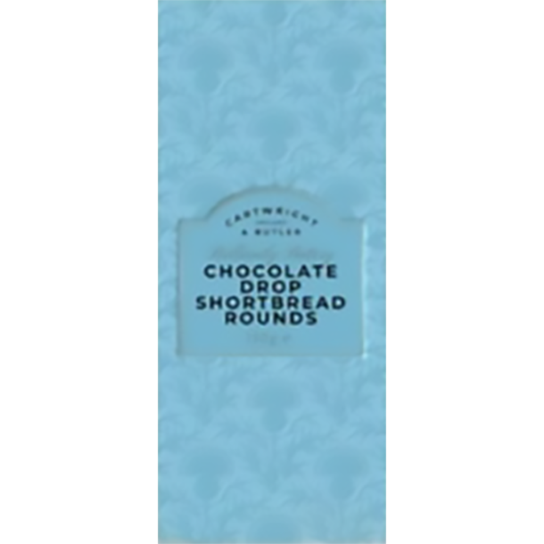 Cartwright &amp; Butler Milk Chocolate Chunk shortbread Biscuits in carton 150g 