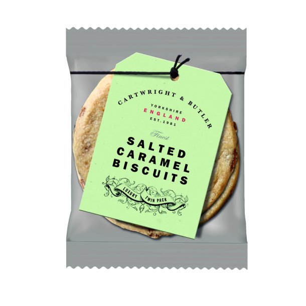 Cartwright &amp; Butler - Salted Caramel twin-pack biscuits 35 g