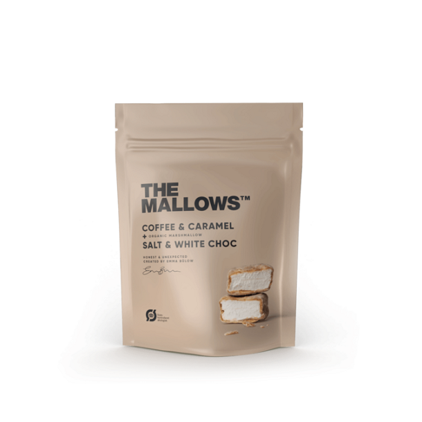 The Mallows -COFFEE &amp; CARAMEL � SKUMFIDUSER MED KAFFE &amp; KARAMEL 90G