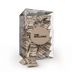 The Mallows -COFFEE &amp; CARAMEL FLOWPACKS  SKUMFIDUS MED KAFFE &amp; KARAMEL 1 STK. 5g