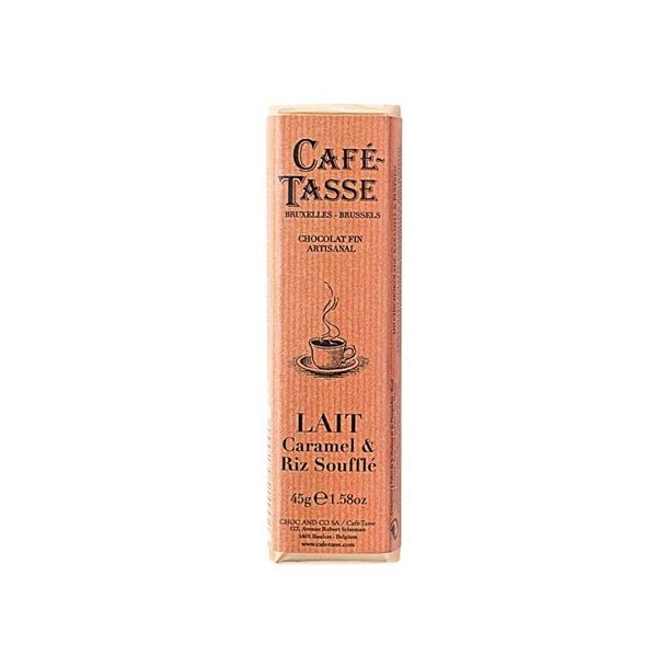 Cafe-Tasse Bar Milk Caramel &amp; Crispy Rice 45g