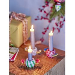 Bloomingville - Caramella Lysestage, Rosa, Stentj st af 3 stk.