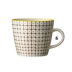 Bloomingville - Carla Krus, Rd, Stentj, 1 stk 6 varianter