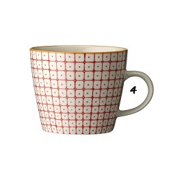 Bloomingville - Carla Krus, Rd, Stentj, 1 stk 6 varianter