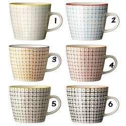 Bloomingville - Carla Krus, Rd, Stentj, 1 stk 6 varianter