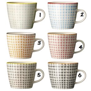 Bloomingville - Carla Krus, Rd, Stentj, 1 stk 6 varianter