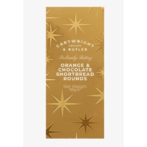 Cartwright & Butler Chocolate Orange Shortbread i �ske - 150g