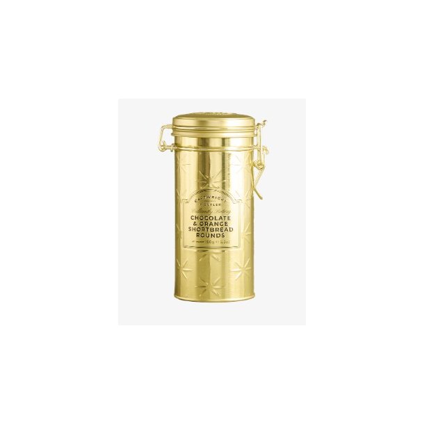 Cartwright &amp; Butler Chocolate Orange Shortbread tin 150g