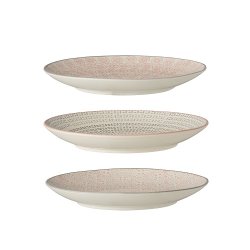 Bloomingville Cecilie tallerken Rosa Stentj D20xH3 cm. 3 varianter, 1 stk.