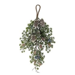 Bloomingville - Cedar Deko, Grn, Kunstige Blomster drdekoration