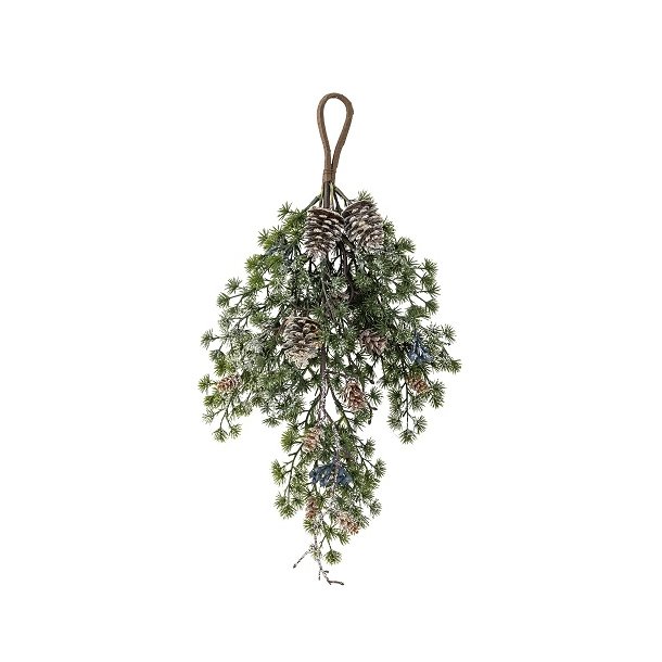 Bloomingville - Cedar Deko, Grn, Kunstige Blomster drdekoration