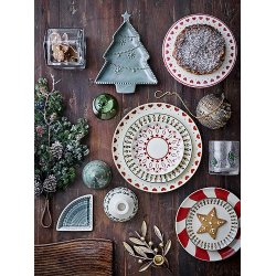 Bloomingville - Cedar Deko, Grn, Kunstige Blomster drdekoration