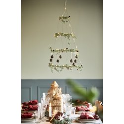 Ib Laursen Cederranke kunstig med kogler 180 cm