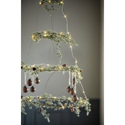 Ib Laursen Cederranke kunstig med kogler 180 cm