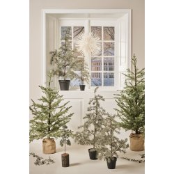 Ib Laursen Cederranke kunstig med kogler 180 cm