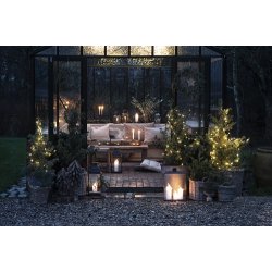 Ib Laursen Cedertr m/jutefod 34cm.