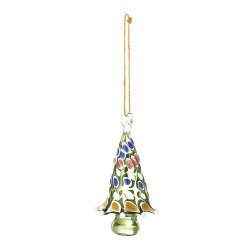 Bloomingville Cherlyn Ornament, Grn, Glas, 7,5cm.