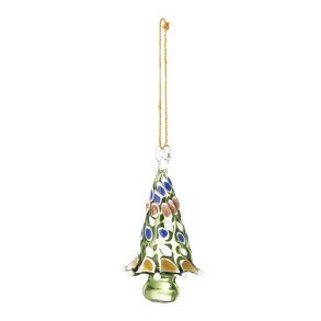 Bloomingville Cherlyn Ornament, Grn, Glas, 7,5cm.