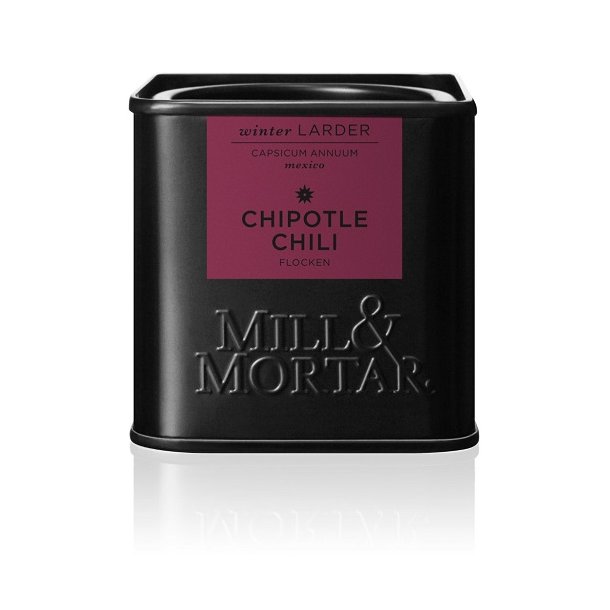 Mill&Mortar Chipotle chiliflager, Mexico 45g.