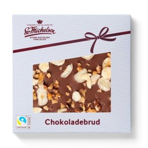 Sv. Michelsen - Chokoladebrud m�lk og n�dder - ca. 90g