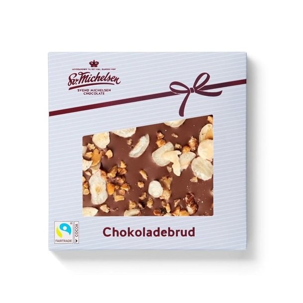 Sv. Michelsen - Chokoladebrud m�lk og n�dder - ca. 90g